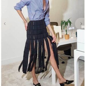 A.W.A.K.E. MODE quilted skirt